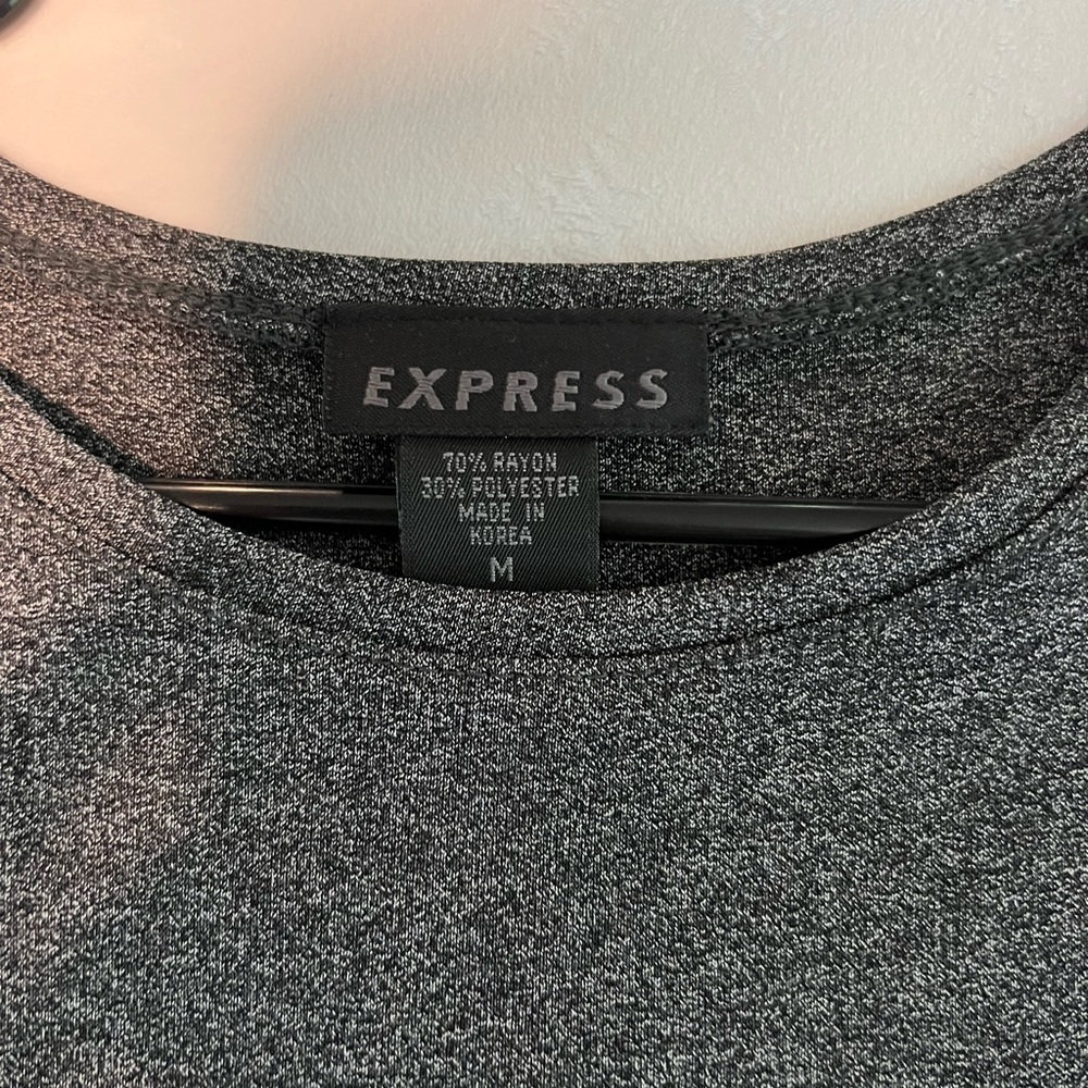 Express gray tank top